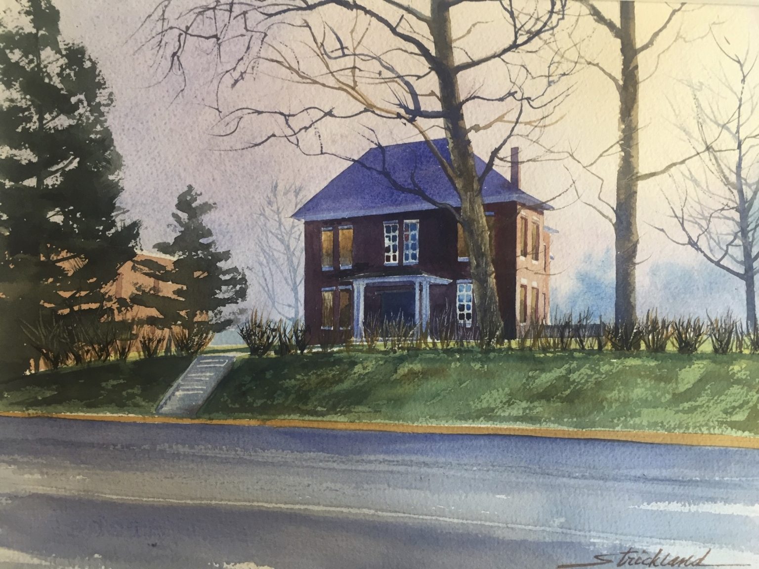 Strickland Painting Donated to HFCI – Historic Fairfax City, Inc.